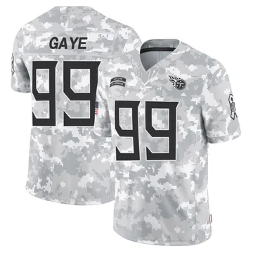 Youth Ali Gaye Tennessee Titans Nike Limited 2024 Salute to Service Jersey - Arctic Camo