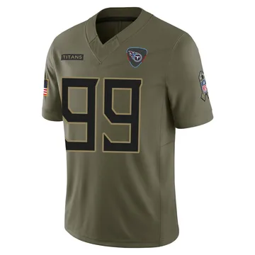 Youth Ali Gaye Tennessee Titans Nike Limited 2025 Salute to Service Jersey - Olive