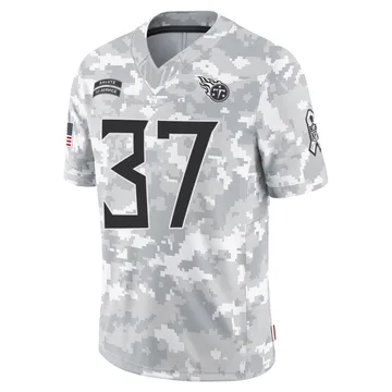 Youth Amani Hooker Tennessee Titans Nike Limited 2024 Salute to Service Jersey - Arctic Camo