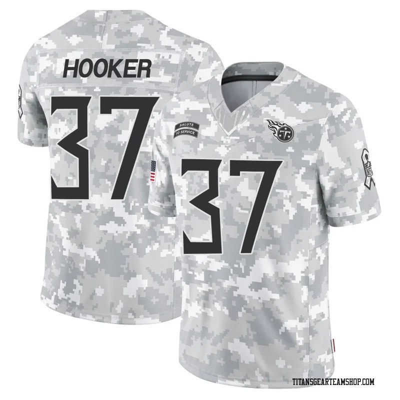 Youth Amani Hooker Tennessee Titans Nike Limited 2024 Salute to Service Jersey - Arctic Camo
