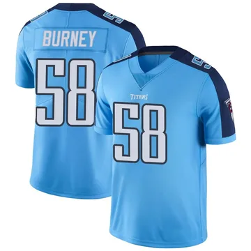Youth Amari Burney Tennessee Titans Nike Limited Color Rush Jersey - Light Blue
