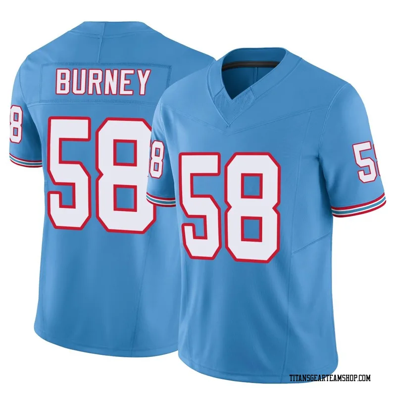 Youth Amari Burney Tennessee Titans Nike Limited Vapor F.U.S.E. Jersey - Light Blue