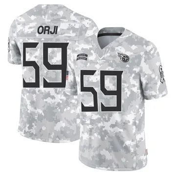 Youth Anfernee Orji Tennessee Titans Nike Limited 2024 Salute to Service Jersey - Arctic Camo