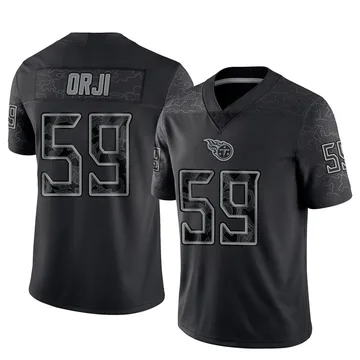 Youth Anfernee Orji Tennessee Titans Nike Limited Reflective Jersey - Black