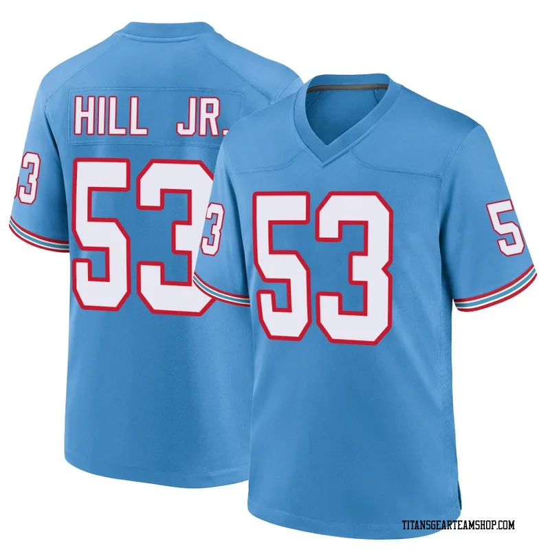 Youth Anthony Hill Jr. Tennessee Titans Nike Game Oilers Throwback Alternate Jersey - Light Blue
