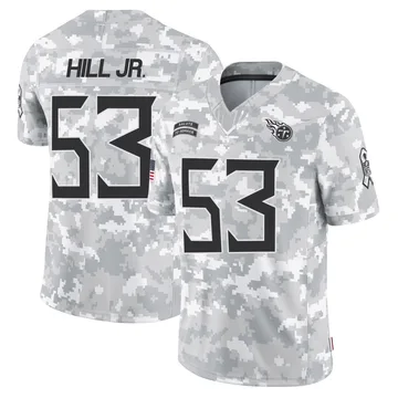 Youth Anthony Hill Jr. Tennessee Titans Nike Limited 2024 Salute to Service Jersey - Arctic Camo