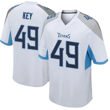 Youth Arden Key Tennessee Titans Nike Game Jersey - White