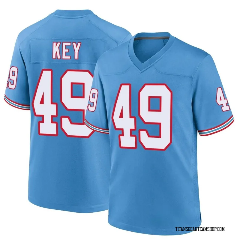 Youth Arden Key Tennessee Titans Nike Game Oilers Throwback Alternate Jersey - Light Blue