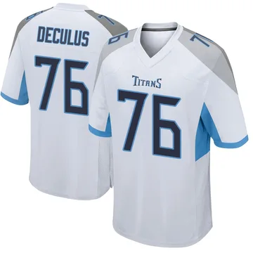 Youth Austin Deculus Tennessee Titans Nike Game Jersey - White