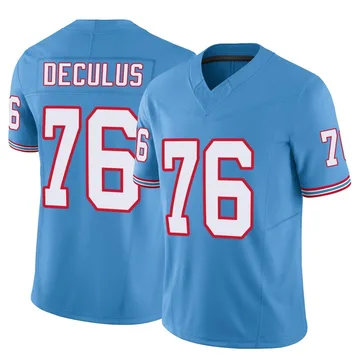 Youth Austin Deculus Tennessee Titans Nike Limited Vapor F.U.S.E. Jersey - Light Blue