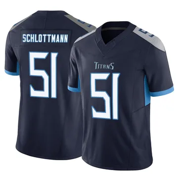 Youth Austin Schlottmann Tennessee Titans Nike Limited Vapor F.U.S.E. Jersey - Navy