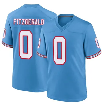 Youth Bishop Fitzgerald Tennessee Titans Nike Game Oilers Throwback Alternate Jersey - Light Blue