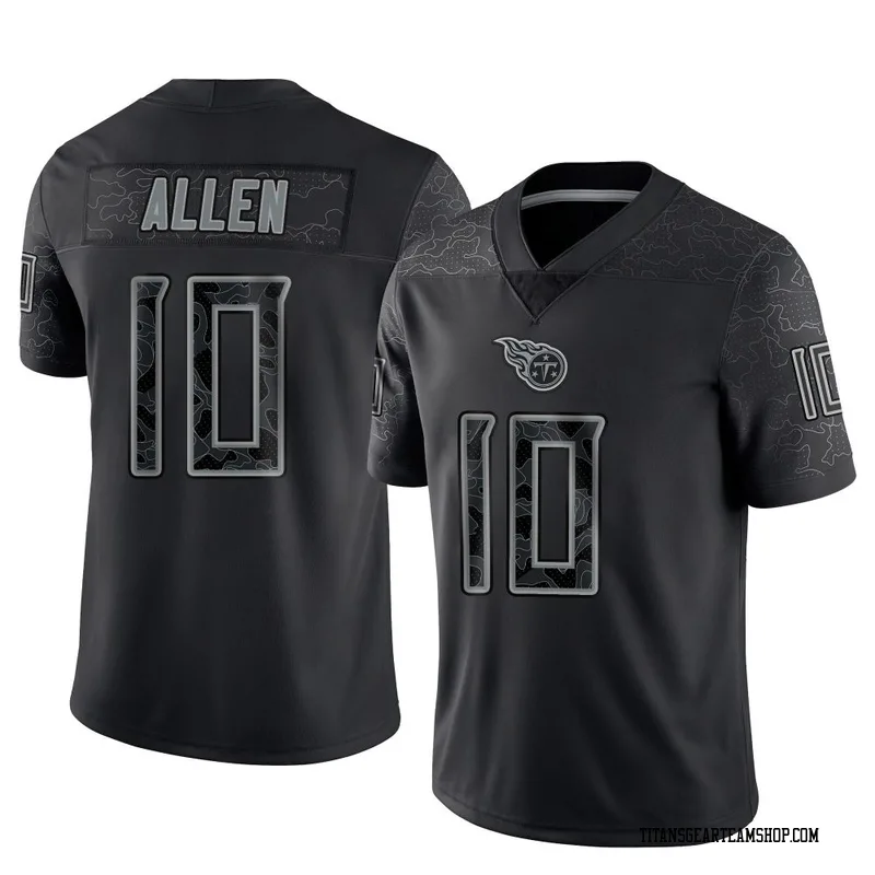 Youth Brandon Allen Tennessee Titans Nike Limited Reflective Jersey - Black