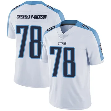 Youth Brandon Crenshaw-Dickson Tennessee Titans Nike Limited Vapor Untouchable Jersey - White