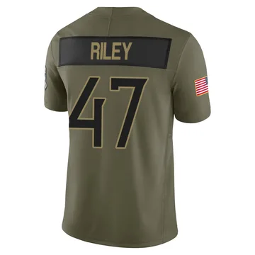Youth Cam Riley Tennessee Titans Nike Limited 2025 Salute to Service Jersey - Olive