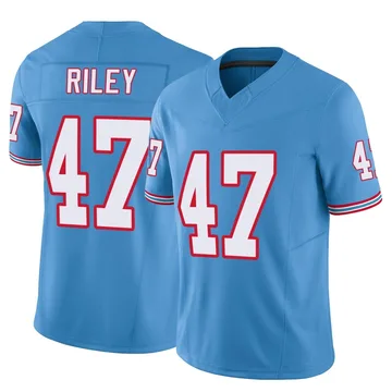Youth Cam Riley Tennessee Titans Nike Limited Vapor F.U.S.E. Jersey - Light Blue