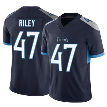 Youth Cam Riley Tennessee Titans Nike Limited Vapor F.U.S.E. Jersey - Navy