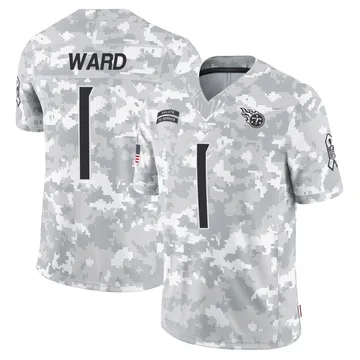 Youth Cam Ward Tennessee Titans Nike Limited 2024 Salute to Service Jersey - Arctic Camo