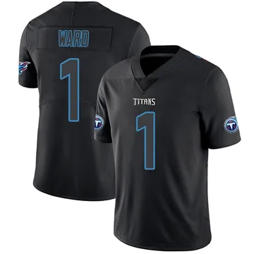 Youth Cam Ward Tennessee Titans Nike Limited Jersey - Black Impact