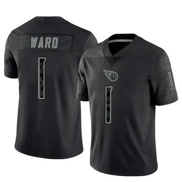 Youth Cam Ward Tennessee Titans Nike Limited Reflective Jersey - Black