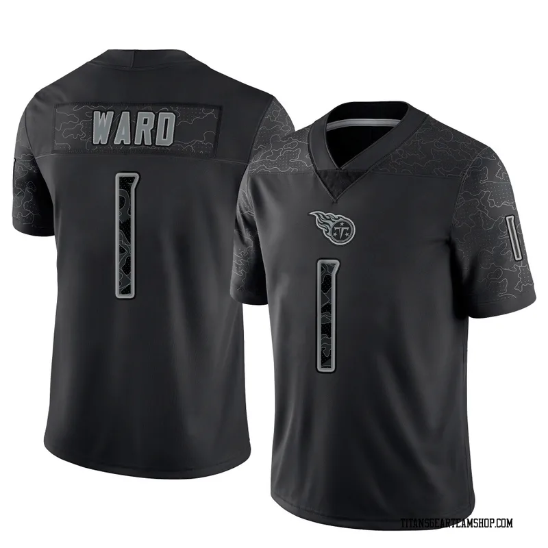 Youth Cam Ward Tennessee Titans Nike Limited Reflective Jersey - Black