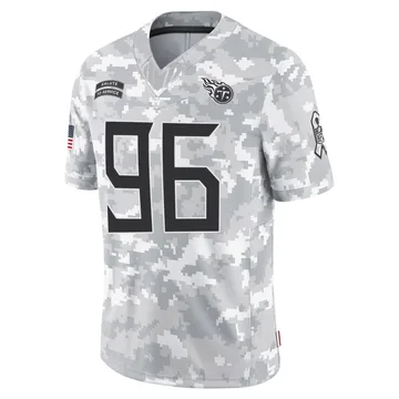 Youth Carlos Watkins Tennessee Titans Nike Limited 2024 Salute to Service Jersey - Arctic Camo