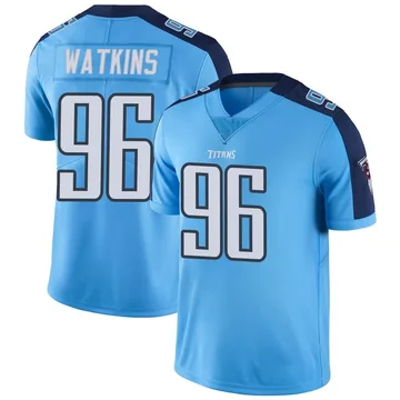 Youth Carlos Watkins Tennessee Titans Nike Limited Color Rush Jersey - Light Blue