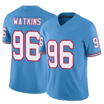 Youth Carlos Watkins Tennessee Titans Nike Limited Vapor F.U.S.E. Jersey - Light Blue