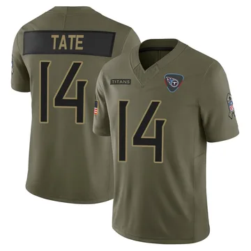 Youth Carnell Tate Tennessee Titans Nike Limited 2025 Salute to Service Jersey - Olive