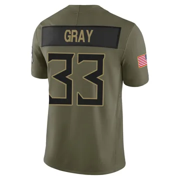 Youth Cedric Gray Tennessee Titans Nike Limited 2025 Salute to Service Jersey - Olive