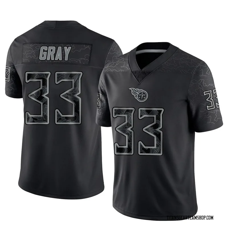 Youth Cedric Gray Tennessee Titans Nike Limited Reflective Jersey - Black