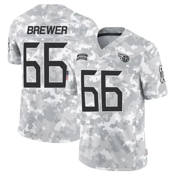 Youth Chandler Brewer Tennessee Titans Nike Limited 2024 Salute to Service Jersey - Arctic Camo