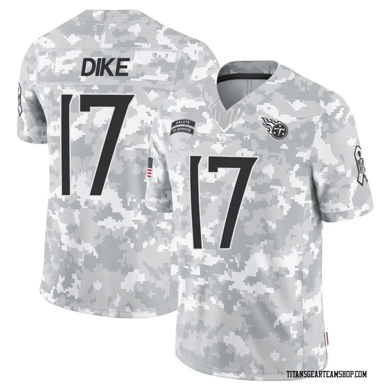 Youth Chimere Dike Tennessee Titans Nike Limited 2024 Salute to Service Jersey - Arctic Camo