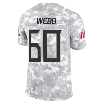 Youth Clay Webb Tennessee Titans Nike Limited 2024 Salute to Service Jersey - Arctic Camo
