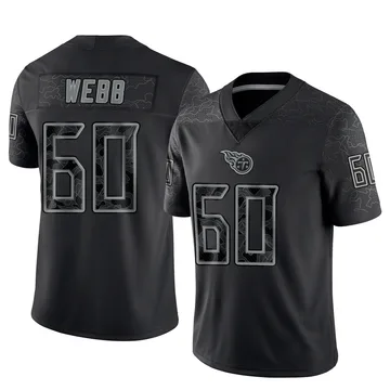 Youth Clay Webb Tennessee Titans Nike Limited Reflective Jersey - Black