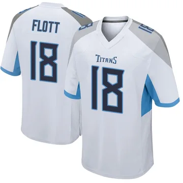Youth Cor'Dale Flott Tennessee Titans Nike Game Jersey - White