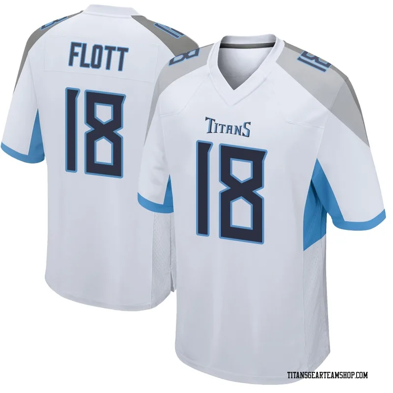 Youth Cor'Dale Flott Tennessee Titans Nike Game Jersey - White