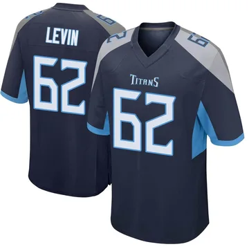 Youth Corey Levin Tennessee Titans Nike Game Jersey - Navy