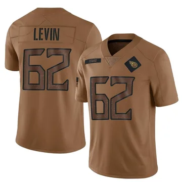 Youth Corey Levin Tennessee Titans Nike Limited 2023 Salute To Service Jersey - Brown
