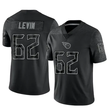 Youth Corey Levin Tennessee Titans Nike Limited Reflective Jersey - Black