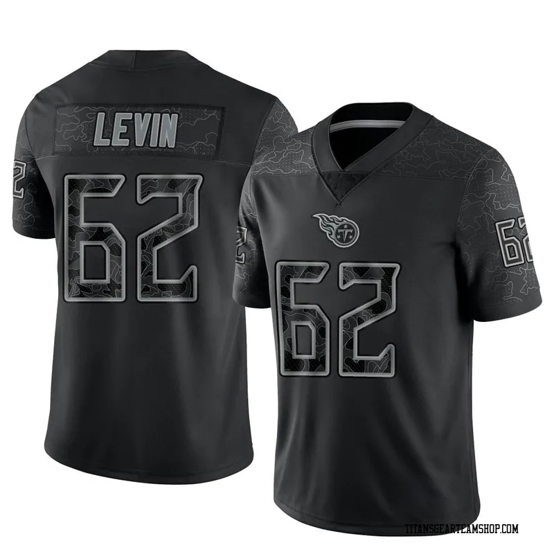 Youth Corey Levin Tennessee Titans Nike Limited Reflective Jersey - Black