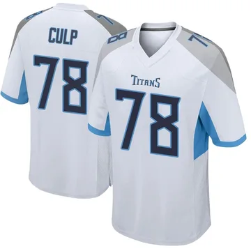 Youth Curley Culp Tennessee Titans Nike Game Jersey - White
