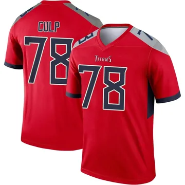 Youth Curley Culp Tennessee Titans Nike Legend Inverted Jersey - Red