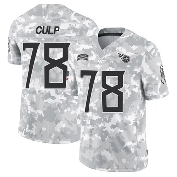 Youth Curley Culp Tennessee Titans Nike Limited 2024 Salute to Service Jersey - Arctic Camo