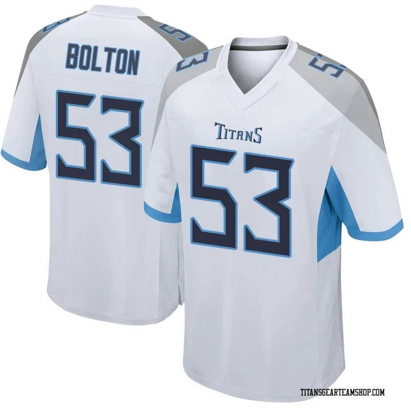 Youth Curtis Bolton III Tennessee Titans Nike Game Jersey - White