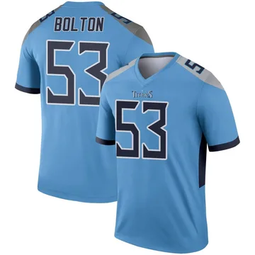 Youth Curtis Bolton III Tennessee Titans Nike Legend Jersey - Light Blue