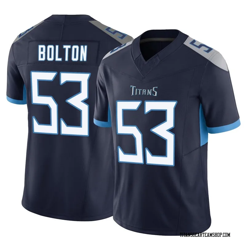 Youth Curtis Bolton III Tennessee Titans Nike Limited Vapor F.U.S.E. Jersey - Navy