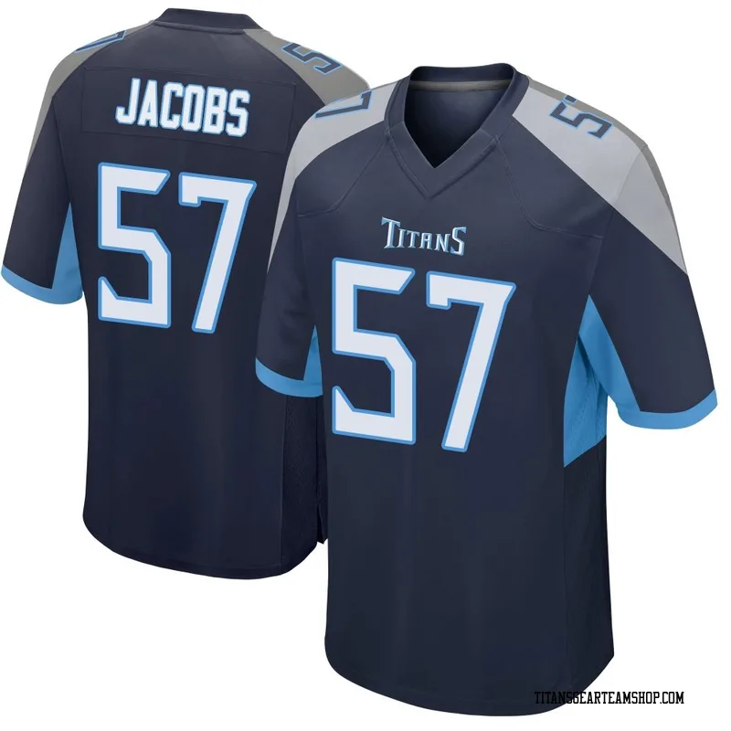 Youth Curtis Jacobs Tennessee Titans Nike Game Jersey - Navy