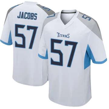 Youth Curtis Jacobs Tennessee Titans Nike Game Jersey - White