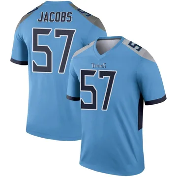 Youth Curtis Jacobs Tennessee Titans Nike Legend Jersey - Light Blue